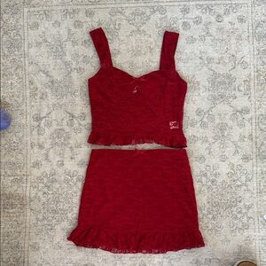NWOT lace two piece set